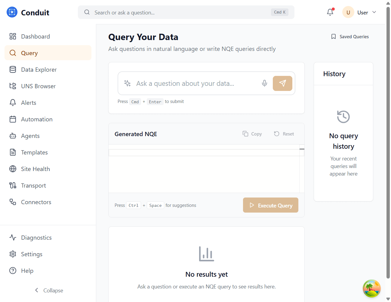 Conduit Industrial Data Fabric Architecture